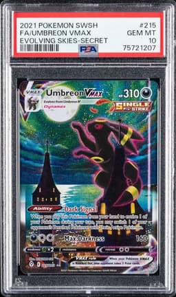 Umbreon VMAX Alt Art PSA 10